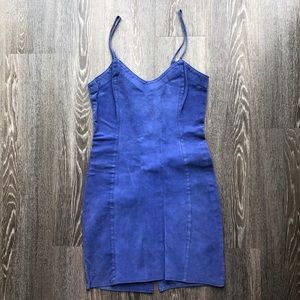 Vintage leather dress